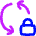 Arrow Sync Lock Icon from Flex Neon Set