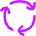 Arrows Cycle Icon from Flex Neon Set