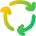Arrows Cycle Icon from Flex Gradient Set