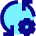 Arrows Sync Settings Icon from Sharp Pop Set