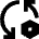 Arrows Sync Settings Nut Icon from Sharp Remix Set
