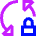 Triangle Arrow Sync Lock Icon from Sharp Neon Set