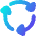 Triangle Arrows Cycle Icon from Flex Gradient Set