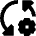 Triangle Arrows Sync Settings Icon from Sharp Remix Set