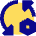 Triangle Arrows Sync Settings Nut Icon from Sharp Pop Set