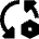 Triangle Arrows Sync Settings Nut Icon from Sharp Remix Set