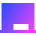 White Board Classroom Course Icon from Sharp Gradient Set
