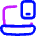 Device Laptop Phone Pairing Icon from Flex Neon Set