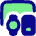 Device Phone Watch Tablet Icon from Flex Pop Set