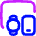 Device Phone Watch Tablet Icon from Flex Neon Set