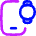 Phone Device Pairing Wearables Icon from Flex Neon Set
