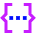 Json Programming Icon from Sharp Neon Set