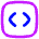 Programming Code Block Icon from Flex Neon Set