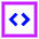 Programming Code Block Icon from Sharp Neon Set