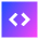 Programming Code Block Icon from Sharp Gradient Set