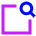 Search App Feature Content Icon from Sharp Neon Set