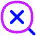 Search Off Disable Icon from Flex Neon Set