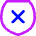 Shield Privacy Protection Off Disable Icon from Flex Neon Set
