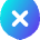 Shield Privacy Protection Off Disable Icon from Flex Gradient Set