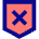 Shield Privacy Protection Off Disable Icon from Sharp Pop Set