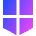 Shield Security Protection Icon from Sharp Gradient Set