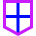 Shield Security Protection Icon from Sharp Neon Set