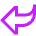 Reply 2 Icon from Sharp Neon Set