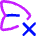 Send Cancel Undo Icon from Flex Neon Set