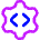 Cog Source Code Gear Icon from Flex Neon Set