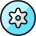 Cog Circle icon - Free transparent PNG, SVG. No Sign up needed.