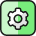 Cog Square icon - Free transparent PNG, SVG. No Sign up needed.