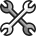 Wrench Double icon - Free transparent PNG, SVG. No Sign up needed.