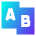 Compare Ab Icon from Sharp Gradient Set