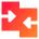Compare Arrow Icon from Sharp Gradient Set