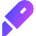 Cutter Icon from Sharp Gradient Set