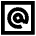 Mention Account Username Email Address Icon from Sharp Remix Set