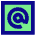 Mention Account Username Email Address Icon from Sharp Pop Set