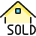 Real Estate Sign House Sold