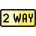 Road Sign 2 Way