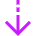 Arrow Dashed Cool Down Icon from Sharp Neon Set