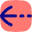 Arrow Dashed Left Icon from Flex Pop Set