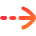 Arrow Dashed Right Icon from Flex Gradient Set
