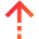 Arrow Dashed Warm Up Icon from Sharp Gradient Set