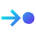 Arrows Step Icon from Sharp Gradient Set