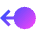 Arrows Swipe Left Alt Icon from Sharp Gradient Set