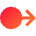Arrows Swipe Right Alt Icon from Sharp Gradient Set