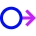 Arrows Swipe Right Alt Icon from Sharp Neon Set