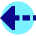 Triangle Arrow Dashed Left Icon from Sharp Pop Set