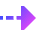 Triangle Arrow Dashed Right Icon from Sharp Gradient Set