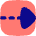 Triangle Arrow Dashed Right Icon from Flex Pop Set